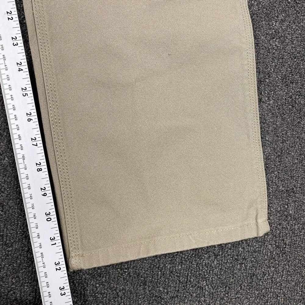 Carhartt Pants Men's Rugged Flex Duck Canvas Carpenter BN3279-M. Size 33x32 - Picture 2 of 8